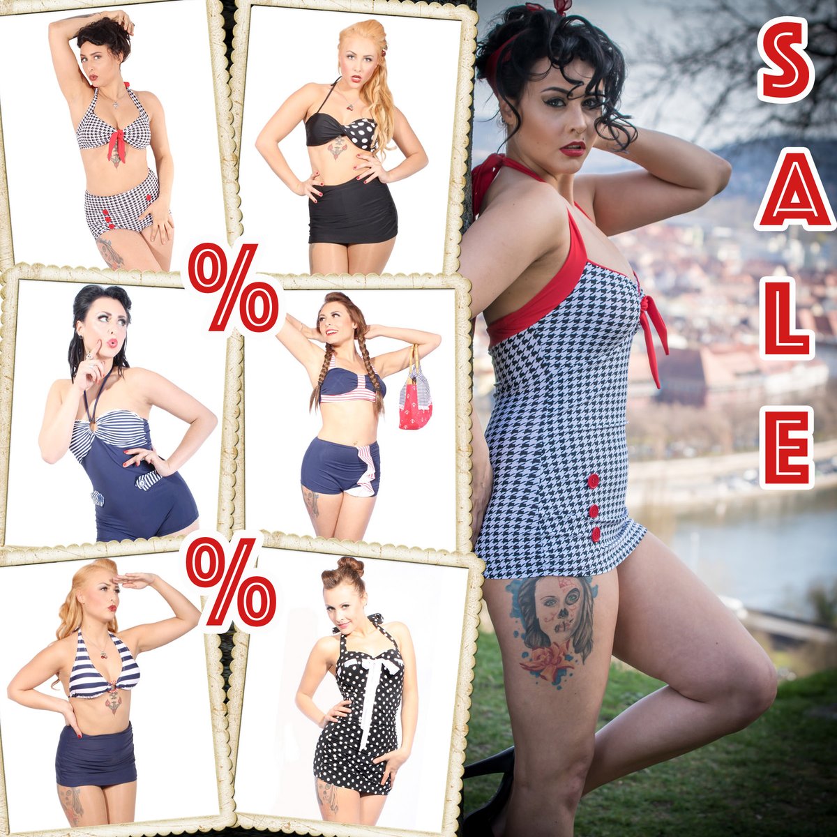 goinsaneshop's tweet photo. Jetzt wird es nochmal richtig heiß! Wir brauchen Platz und haben unsere #retrostyle Bademode von #SugarShock für dich gnadenlos reduziert. Teilweise bis zu 80%...
Mach dein persönliches Schnäppchen jetzt in unserem Onlineshop unter:

https://t.co/mhR8UXag2k

#rockabilly #retro https://t.co/VTPhyUYH18