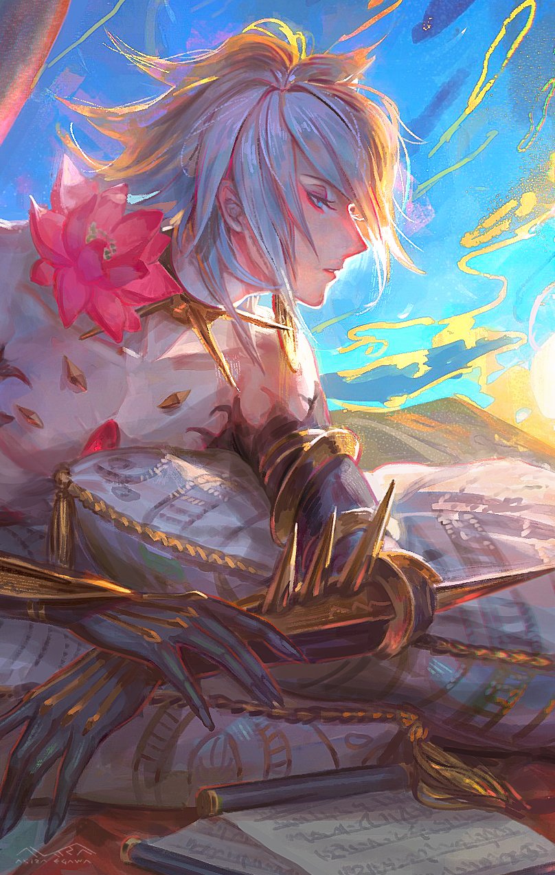 C94 Fate FGO 花を摘むカルナ トートバッグ 江川アキラ Fate FGO 花を摘むカルナ トートバッグ 江川アキラ - メルカリ