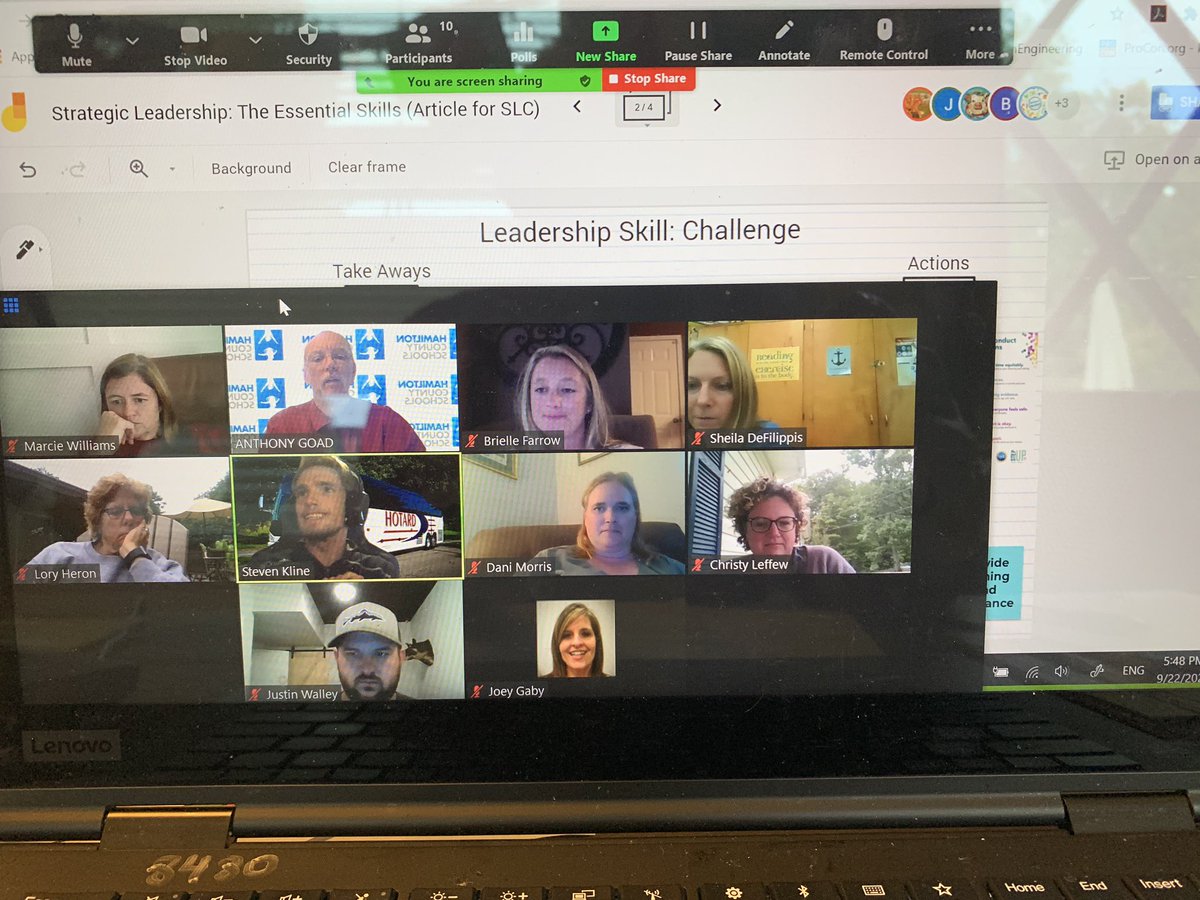 anthony_goad's tweet image. Great discussion around article on strategic leadership skills: anticipate and challenge. @hamcoschools Science Educator’s resilience is inspirational,“when all this is behind us, what will we keep?” #HCSScience, #HCSLeads