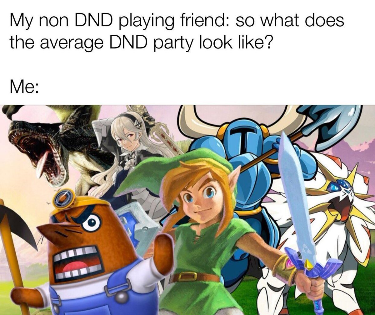Dnd Memes Ø¹ÙÙ ØªÙÙØªØ± This Or Anime Characters Dnd Rpg Dndmemes Fantasy D20 Meme Cleric