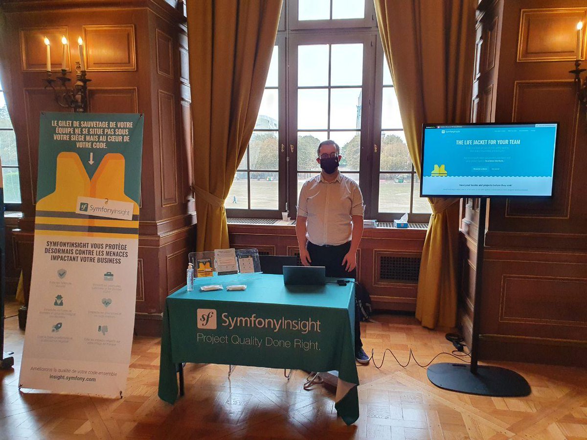 symfonyinsight's tweet image. Très heureux de retrouver l'ambiance des conférences au SymfonyLive Paris 2020. Venez découvrir SymfonyInsight et ses nouveautés sur notre stand !
#SymfonyLive #Symfony
