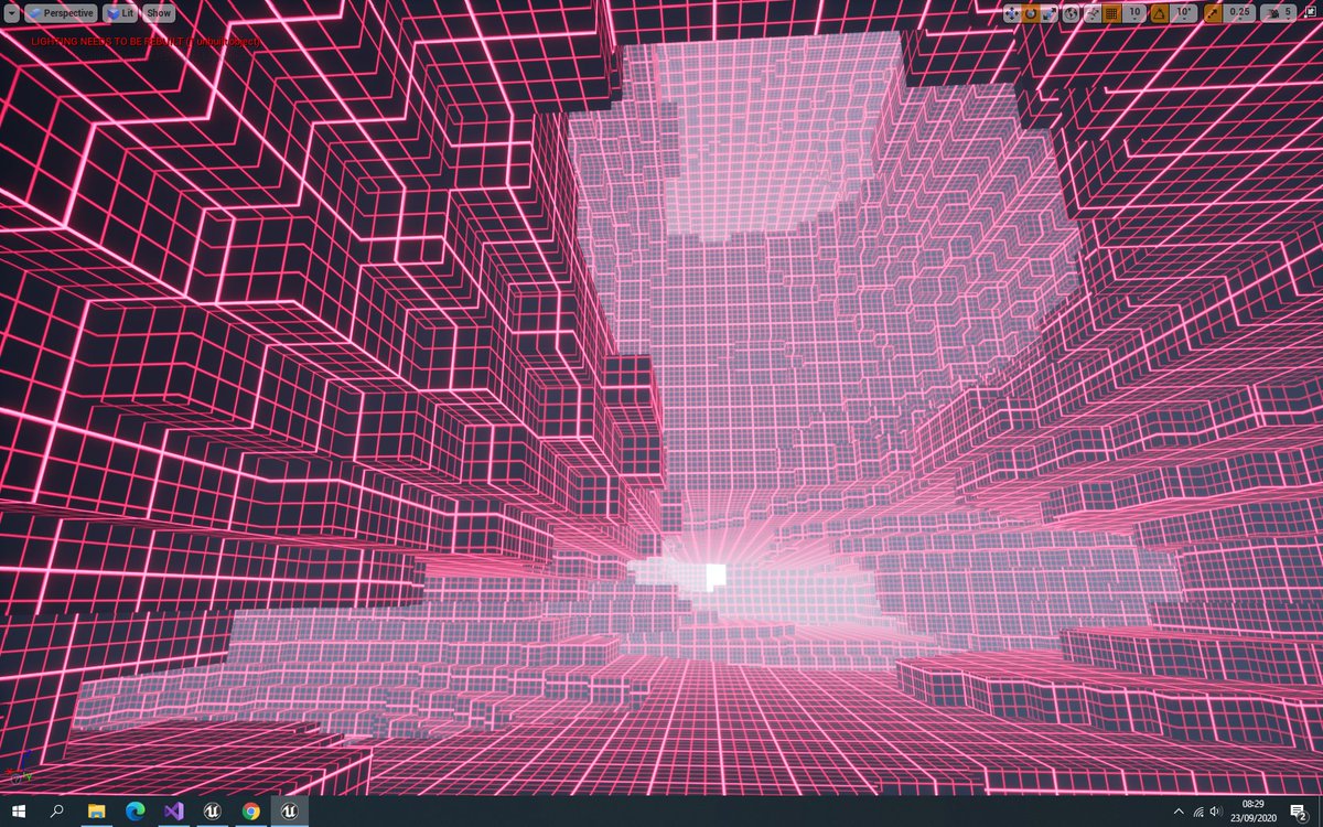 JoeWheats's tweet photo. Some screen shots of the system with different Perlin Noise inputs to create varying landscapes and shapes! https://t.co/fC0cRMva03