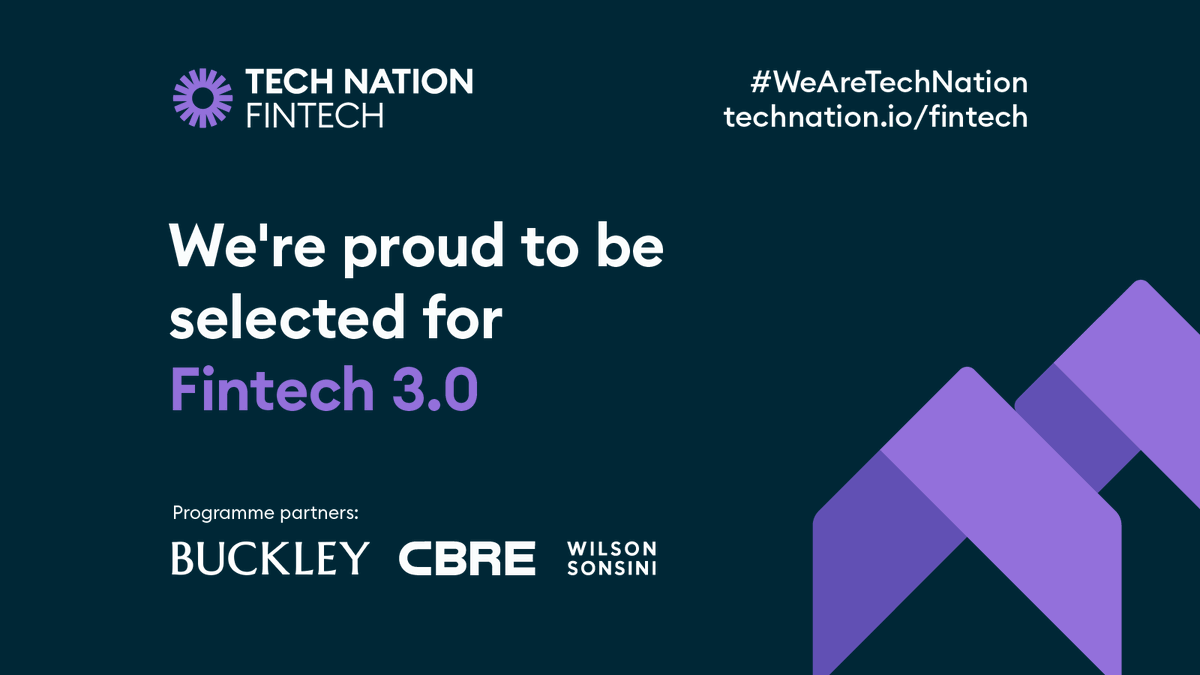 proportunity_uk's tweet photo. 🤩🤩🤩 We’re thrilled to announce that we will be joining Fintech 3.0, @TechNation’s highly specialised growth programme for the Fintech sector. 

#Proportunity #WeAreTechNation #WeMakeHomeOwnershipPossible https://t.co/zePJTwCJvK