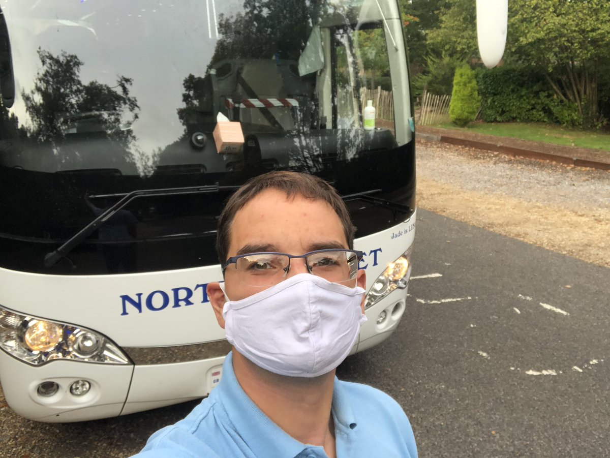 Jamie is excited to be taking a school group to <a href="/NewBarny/">New Barn Field Ctr</a> this morning. Jade has been cleaned down and sanitised. We hope you all enjoy your day! 🤗
