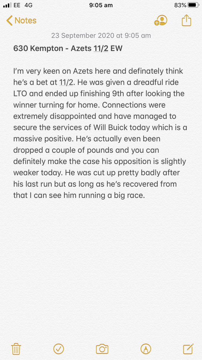Confident with this one, Good luck if you’re following! #HorseRacing #freetips #racing #horses #racing #tips #belucky #GLIYF