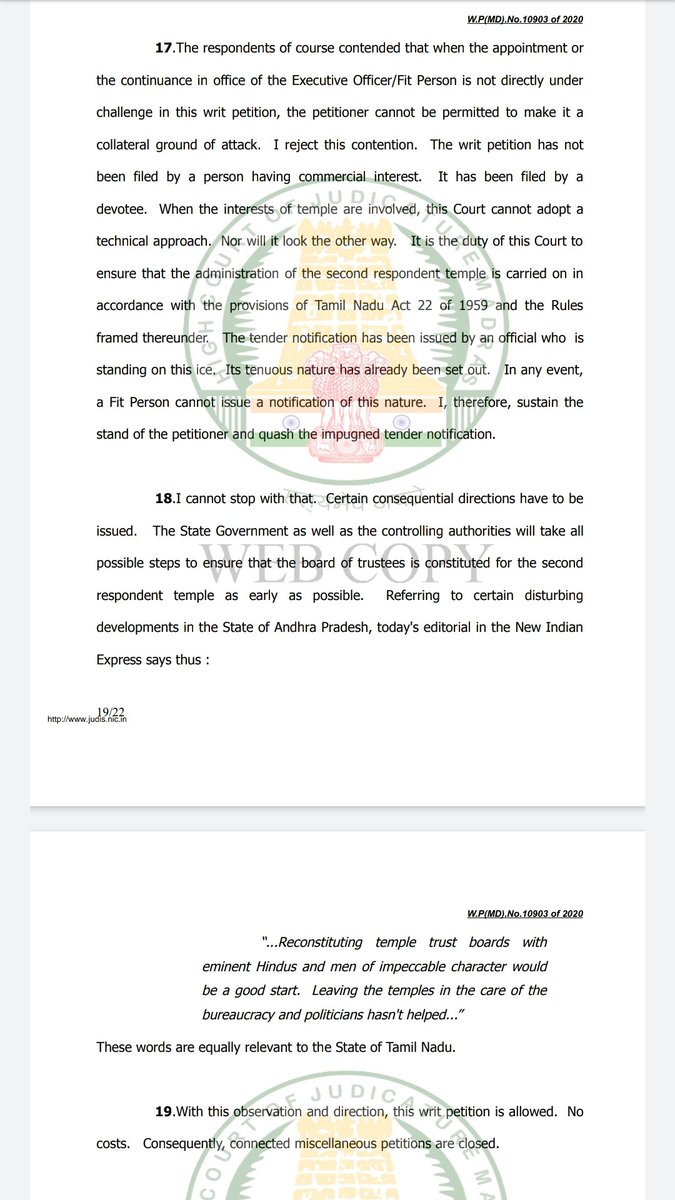 4. "The tender notification has been issued by an official who isstanding on this ice. Its tenuous nature has already been set out."