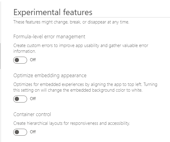PapaRiedel's tweet photo. Great: The #PowerApps preview in #MicrosoftTeams is using Container controls, while they are still experimental for  generic PowerApps: https://t.co/eJ09n50y4B