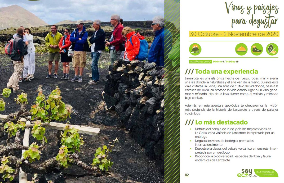 PlasticoCero's tweet photo. @SaboreaEspana @saboreaLZT ¡Ven a Lanzarote y descubre "Vinos y paisajes para degustar"! #ReviveLanzarote practica el #Ecoturismo en #Lanzarote con @SoyEcoturista y sus #Escapadas2020 https://t.co/ZOaCz5V3fi https://t.co/iRntChCVSG