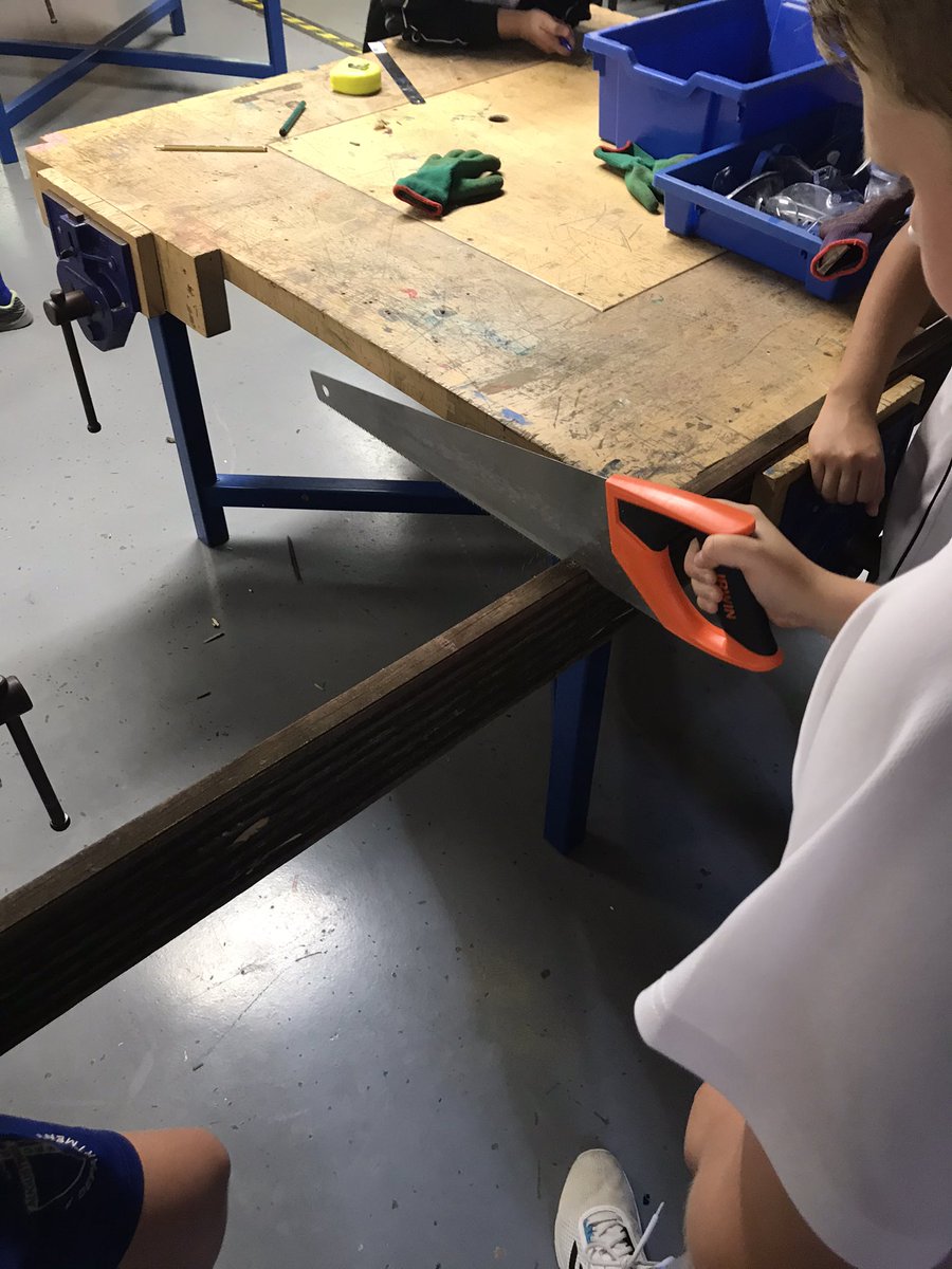 junior_bede's tweet photo. Another productive day yesterday working on the well-being garden. The group marked out how big they want their flower beds, then began the recycling process of old decking boards we have in school. Plenty of hammering, sanding and sawing! https://t.co/nqFwd2eXLi