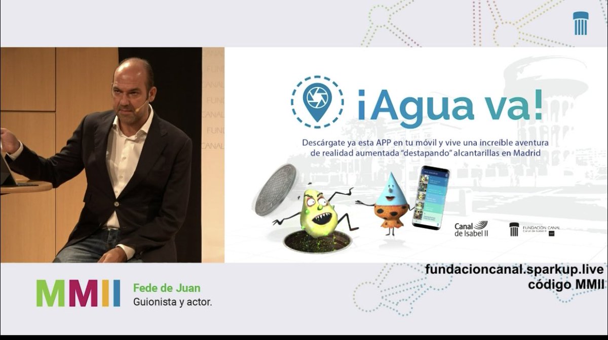 Letimon's tweet photo. @FundacionCanal #mentesinquietas en directo https://t.co/c8w2M90fd4 #aguava https://t.co/hkoio0W3on