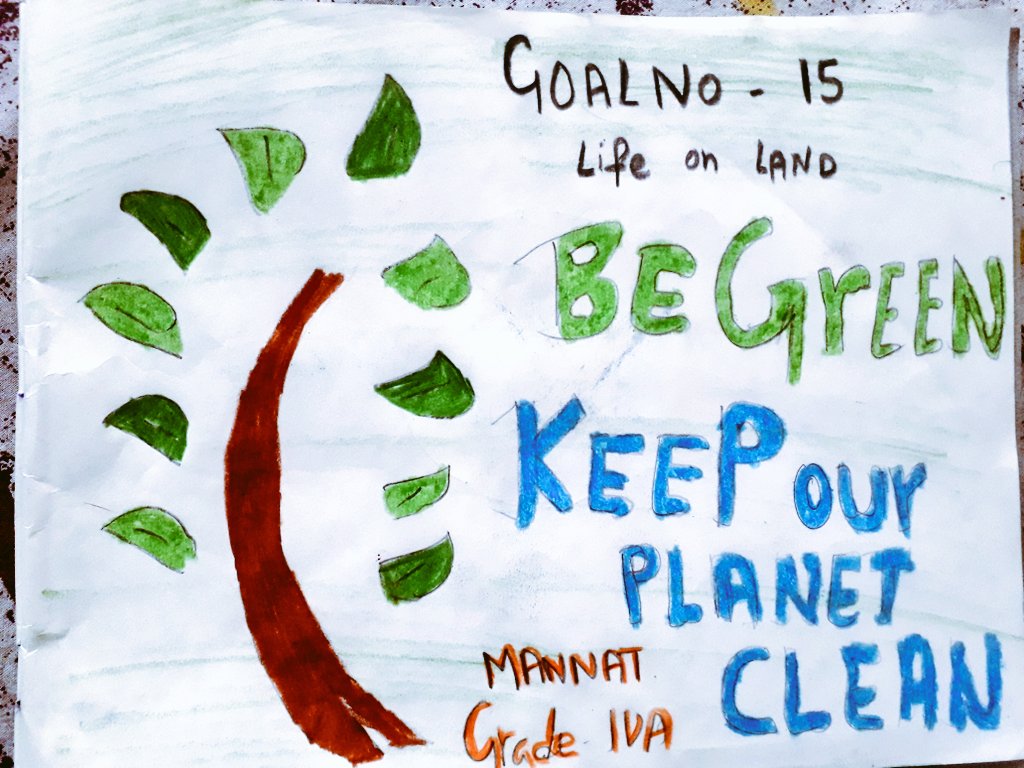 AeryPriyanka's tweet photo. #SLOGANATION celebrate #SDG Global week 🎊🎊
Miss Mannat of grade IV promote #SDG 15 #Lifeonland @pkdhillon08 @harpreetmehta23 @shardapullabha2
#TurnItAround #ForPeopleForPlanet #Act4SDGs @SDGChoupal @edu_sdg @SDGAction  @unhabitatyouth @RiseUp4SDGs @unesco_mgiep https://t.co/ozPHXVOqDo