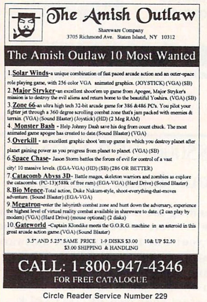 The Amish Outlaw is a weird name for a shareware company.But at least they have some fun games here.