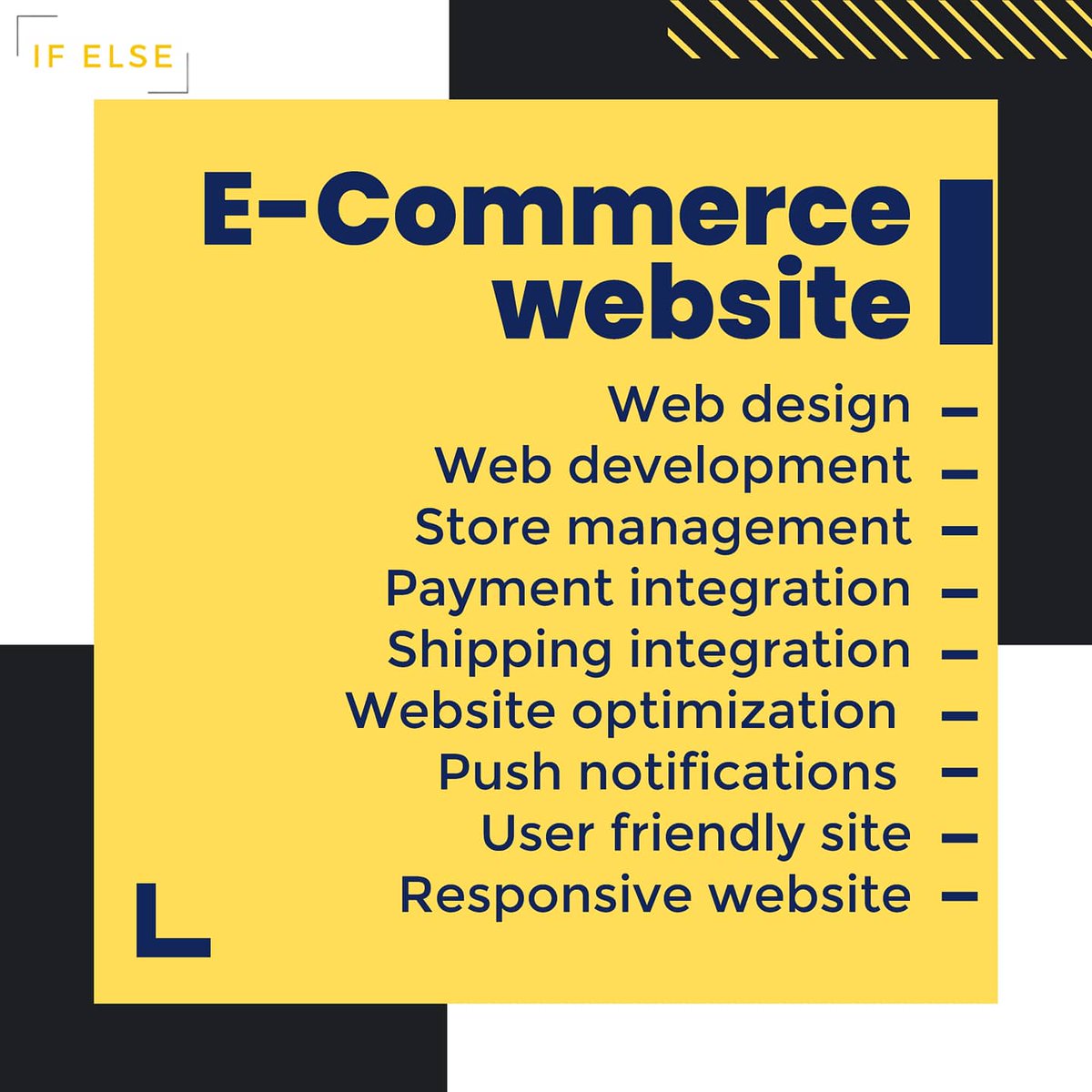 IfelseD's tweet photo. Your customer's trust is on basis of your website.
#SmallBusiness #marketing #DigitalMarketing Kindly DM #FacebookConnect #Website #webdevelopment #WebsiteDesign https://t.co/6a64ur22TW
