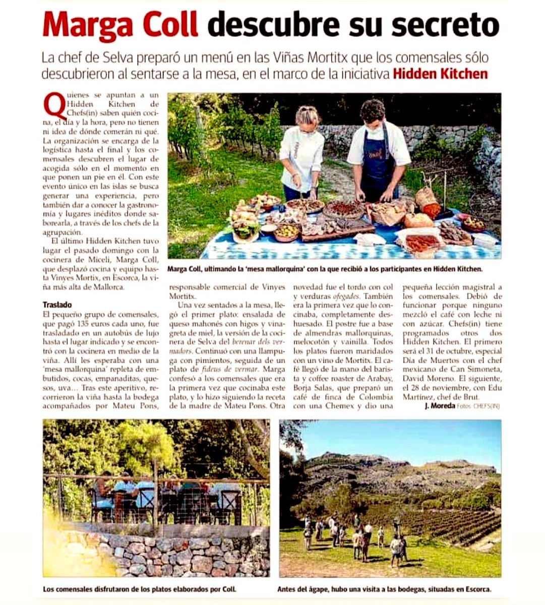 mercatdinca's tweet photo. Ens feim ressò de la publicació a @UHmallorca referent a l’esdeveniment conduït per @mmargalida i el seu equip, el passat cap de setmana a Selva. https://t.co/tA3r8wjR34