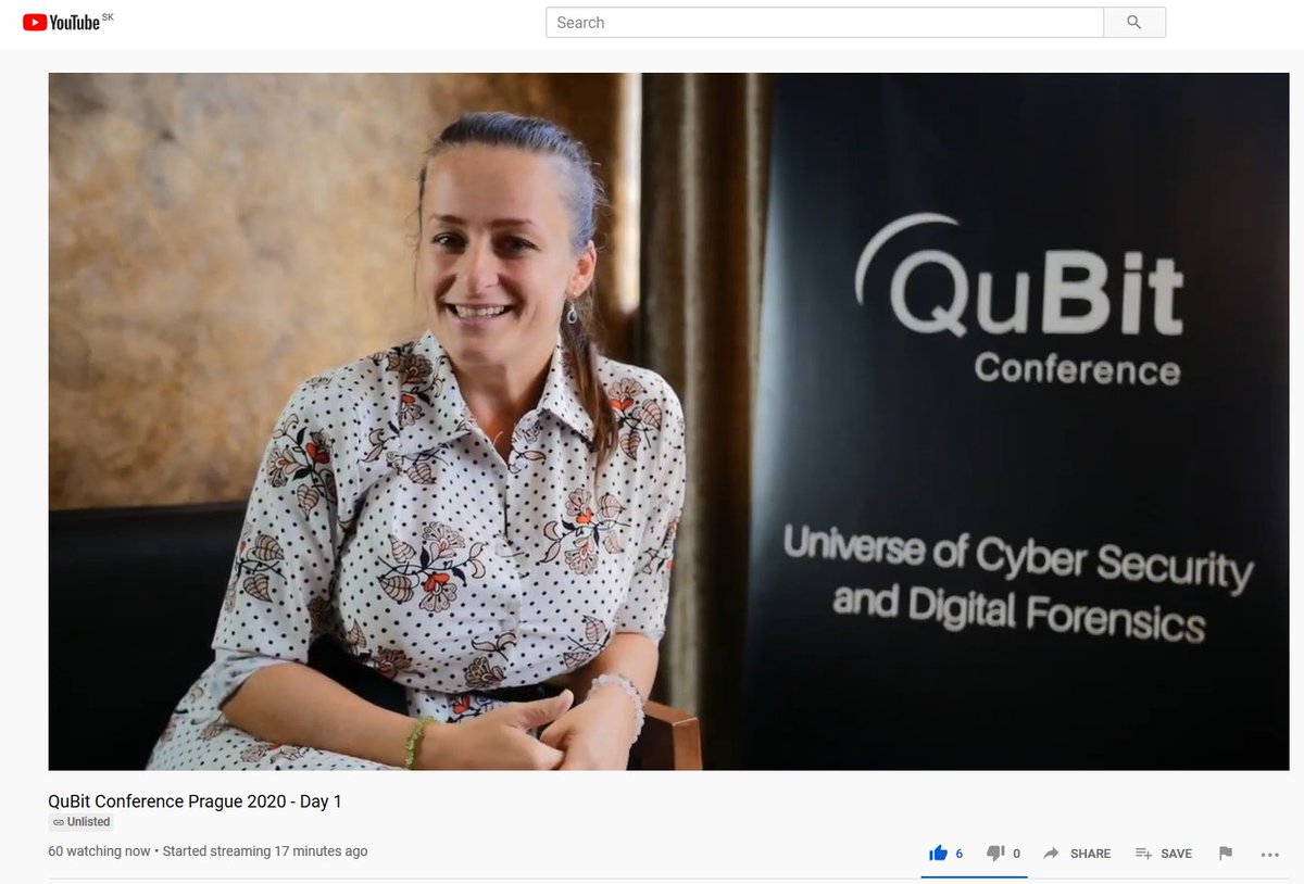 QuBitCon's tweet photo. 1st virtual edition of the 7th annual QuBit Conference Prague 2020 have just started! 👏
Conference Opening by Maria Kalicakova
Opening Keynote by Boris Mutina
Case study by Jean-François Gobin
And still more to come!
#QuBitConference #QuBitPrague #cybersecurity #conference https://t.co/IzrwmcwXlo