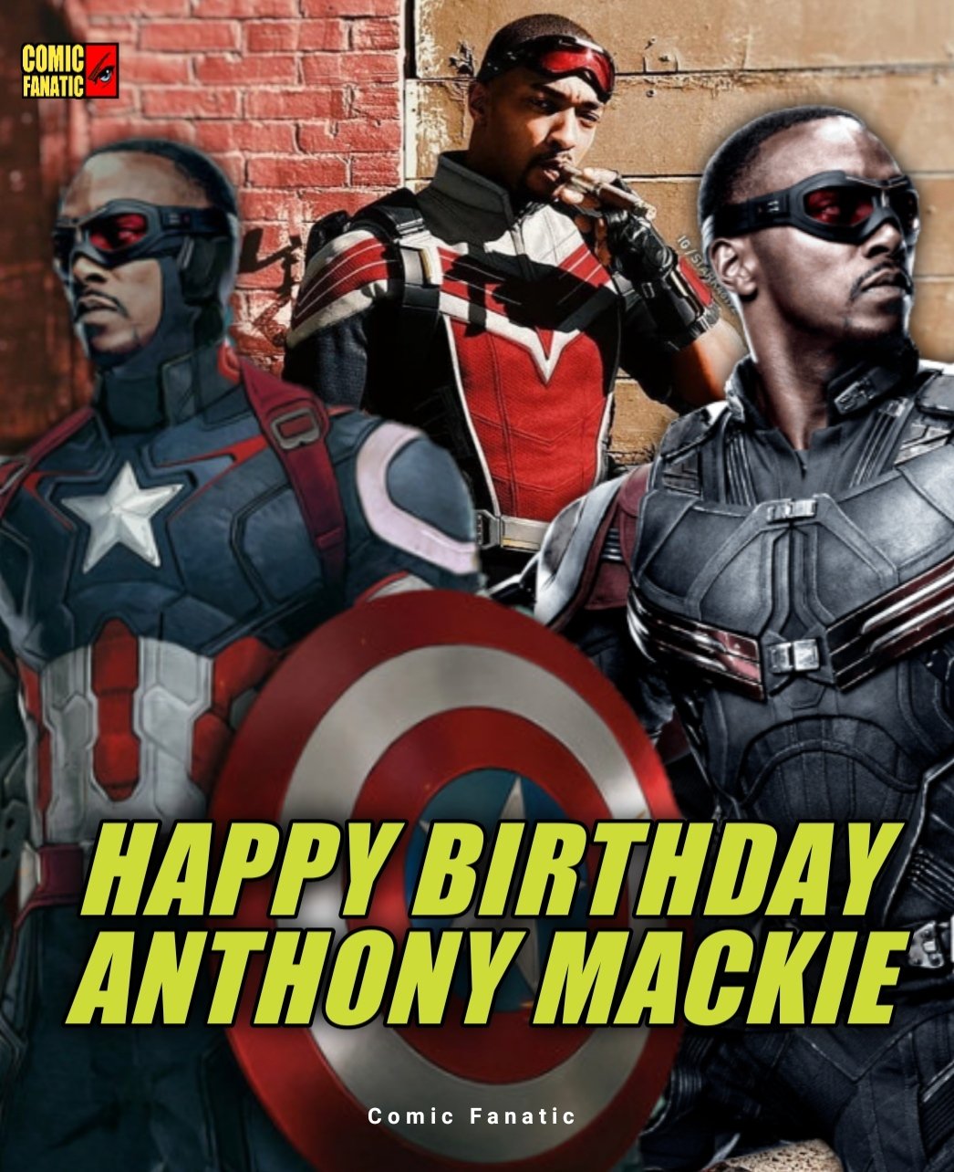 Happy 42nd birthday, Anthony Mackie!     