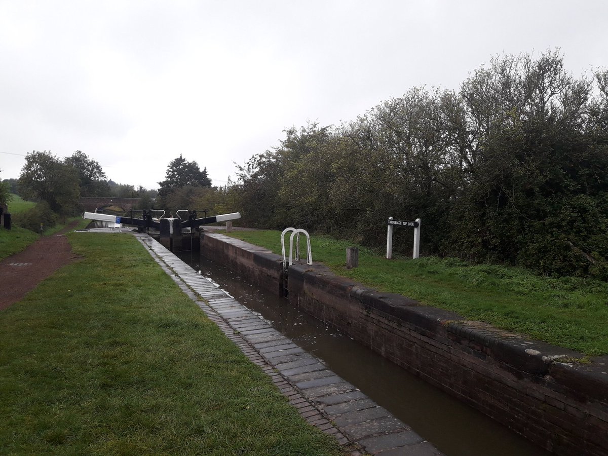 Out on a site inspection at Tardebigge top lock on the Worcester Birmingham.