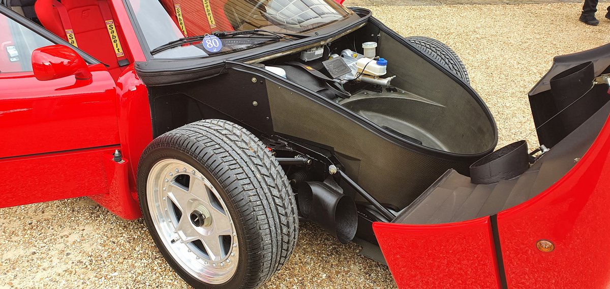 ConcoursVehicle's tweet photo. Early arrival at #salonprive and this 2000 miles from new original #Ferrari #F40 is one of a kind.
#supercars https://t.co/iv6qZJxnhT