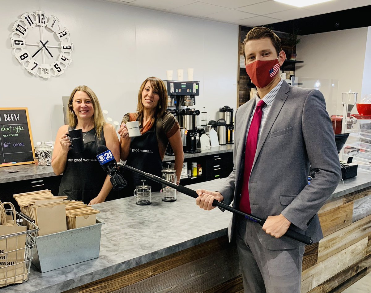 RyanNEldredge's tweet photo. THIS MORNING: #NationalSmallBusinessWeek is here... after a months long delay. Businesses like @OGWshoppe are finding new ways to thrive and these Moms are working other jobs and supporting kiddos! Hear their story at 5 on @CBS21NEWS https://t.co/tcpIjCrCRo