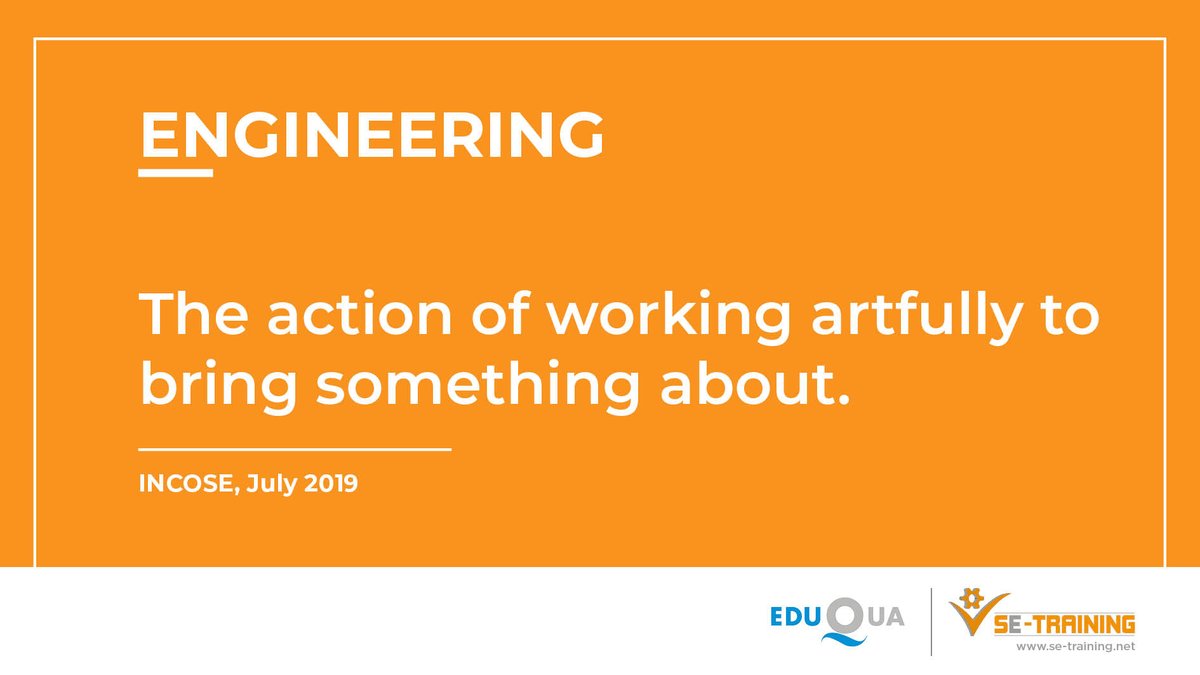 SE_Courses's tweet photo. How do you 'artfully' describe your work as an Engineer?

#INCOSE #Engineering #SystemsEngineering #ProjectManagement https://t.co/LefyV731p1