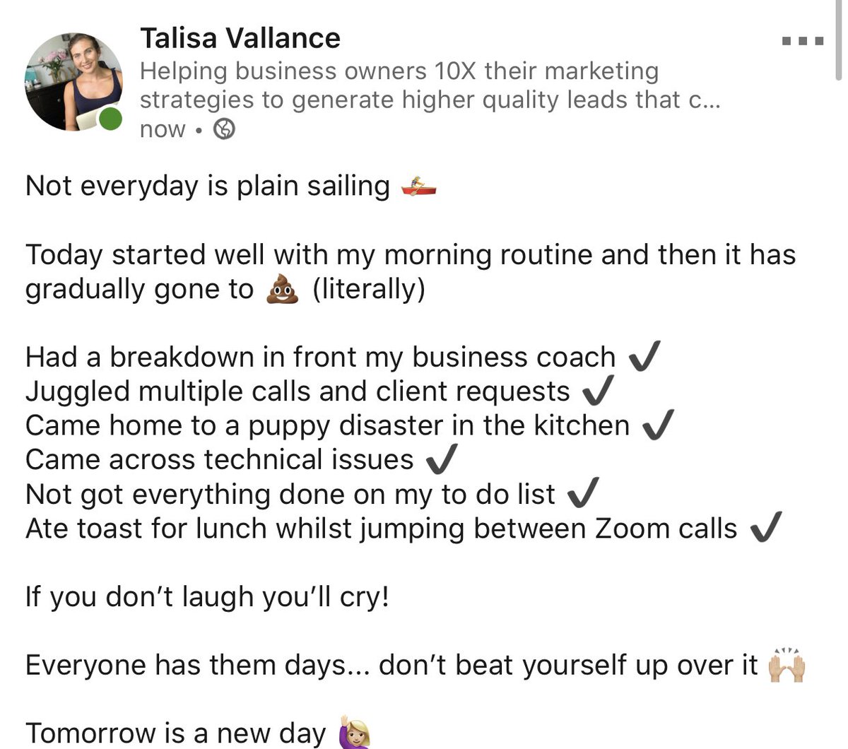 My day yesterday was a little *shitty* to say the least, but today is a new today to shine 🌟