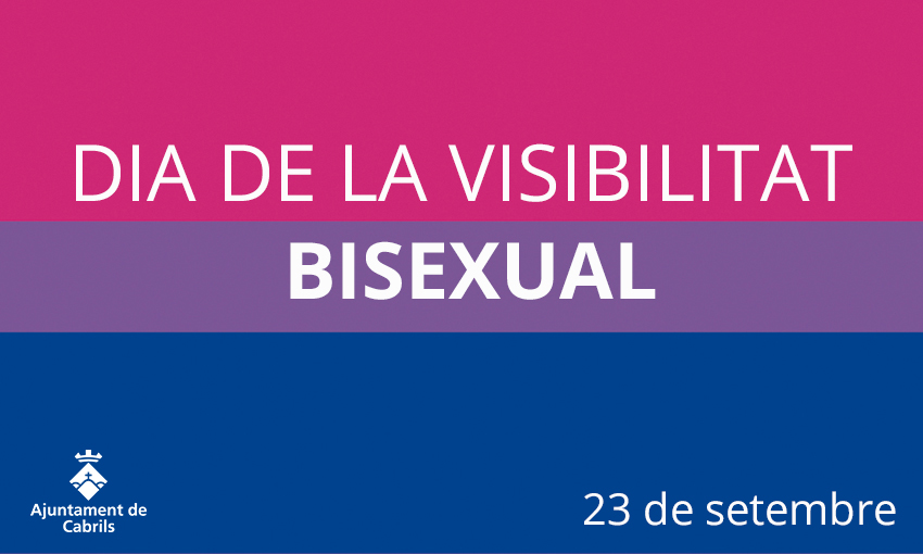 📢 Avui, 23 de setembre, commemorem el Dia de la #VisibilitatBisexual amb l'objectiu de seguir lluitant per erradicar els mites i estereotips bisexuals en l’àmbit social.
#Cabrils https://t.co/qOd0wNbx0N