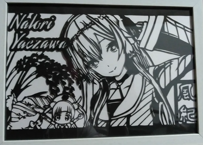 切り絵2作目のなとなと

連休中に終わらず、あげくに寒さ忘れるほど集中しすぎて若干風邪をひくという失態をおかしましたが、無事完成となりました

※メンバーの順番につきましては、好きな順ではなく「構図を思いついた順」となっております

#なとあーと 