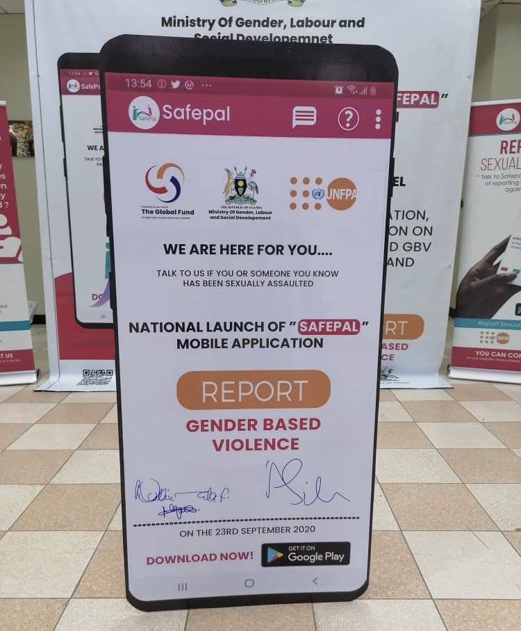 anakaliti's tweet photo. It is official!! ⁦@safepalapp⁩ has been launched for National use by the ⁦@Mglsd_UG⁩ with support from ⁦@UNFPAUganda⁩ and the ⁦@GlobalFund⁩ 
⁦#safepalug https://t.co/hQzaOG4PYW