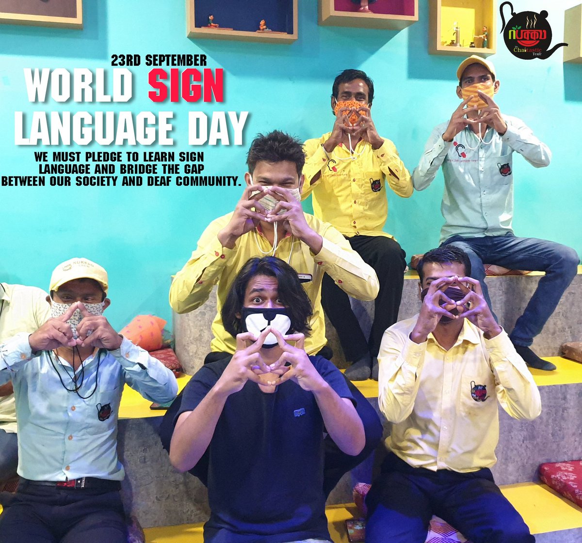 fingerinsect's tweet image. 23rd September World Sign language Day
I Dedicated a small finger tutting performance in front of these Stars,
Also taught them few structures of finger tut and now I am learning Sign languages
Must learn sign language and speak from Heart. 
#WorldSignlanguageday #fingerinsect