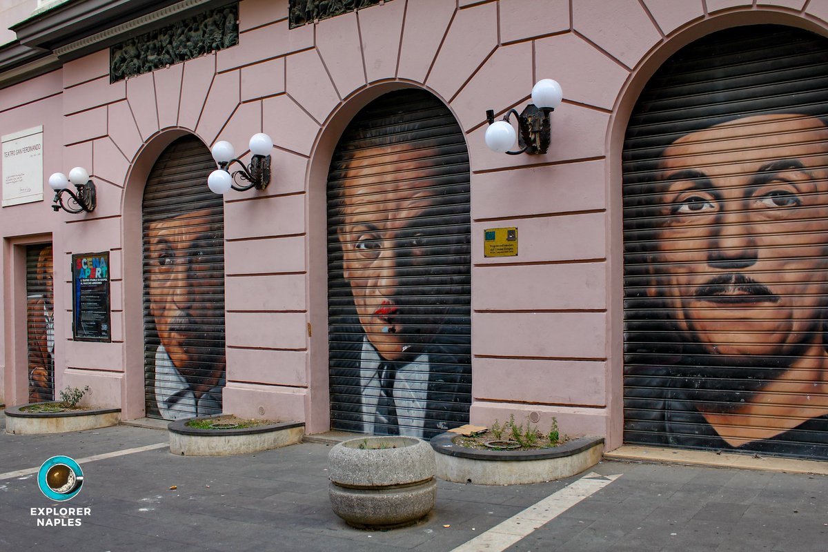 ExplorerNaples's tweet photo. Il Teatro San Ferdinando è uno dei più antichi di #Napoli!
A Eduardo de Filippo sono dedicati i murales realizzati sulle saracinesche dall'artista #Jorit nel 2014⠀
#naples #explorer_naples #23settembre
@D_Campania
@FotoCampania @I__Love__Italy @BeautyfromItaly @ComuneNapoli https://t.co/IyJFk76g7O