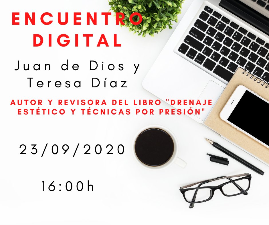 videocinco's tweet photo. ¿Eres profesor/a Videocinco? Entonces mira tu correo. Te hemos enviado un enlace para poder conectarte hoy al encuentro digital con Juan de Dios y Teresa Díaz, autor y revisora de nuestro libro "Drenaje estético y técnicas por presión". 
#Drenaje #metodovodder #drenajeestetico https://t.co/UFmJqBpIzJ