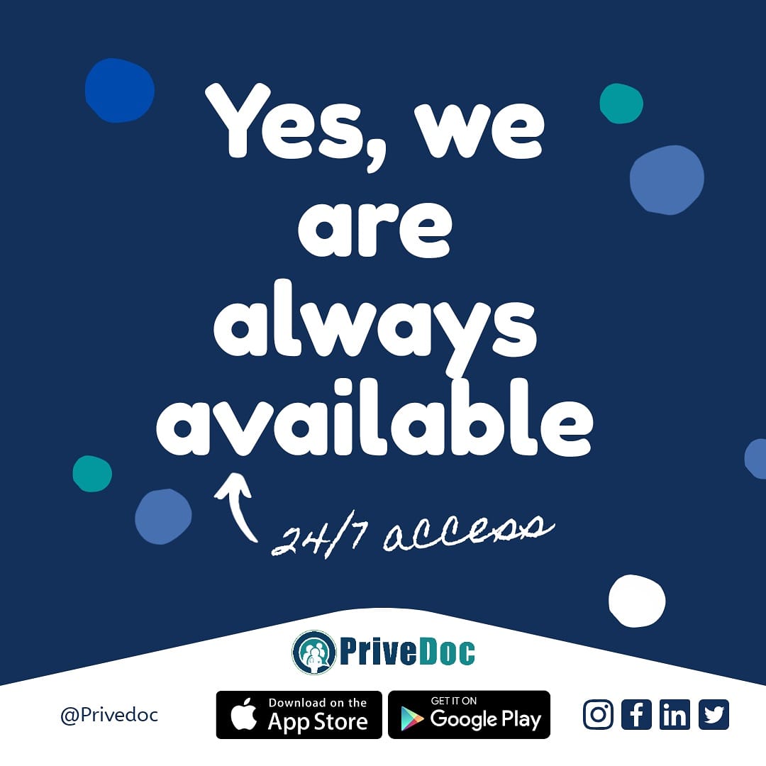 On the #Privedoc app you can arrange an appointment with health care specialist by chat or by online consultations. 
All this services 24/7 anyday at anyplace !  #privedoc #onlinehospital #appointment #247Healthcare #247access #onlinedoctors #digital #nigeriahealthcare