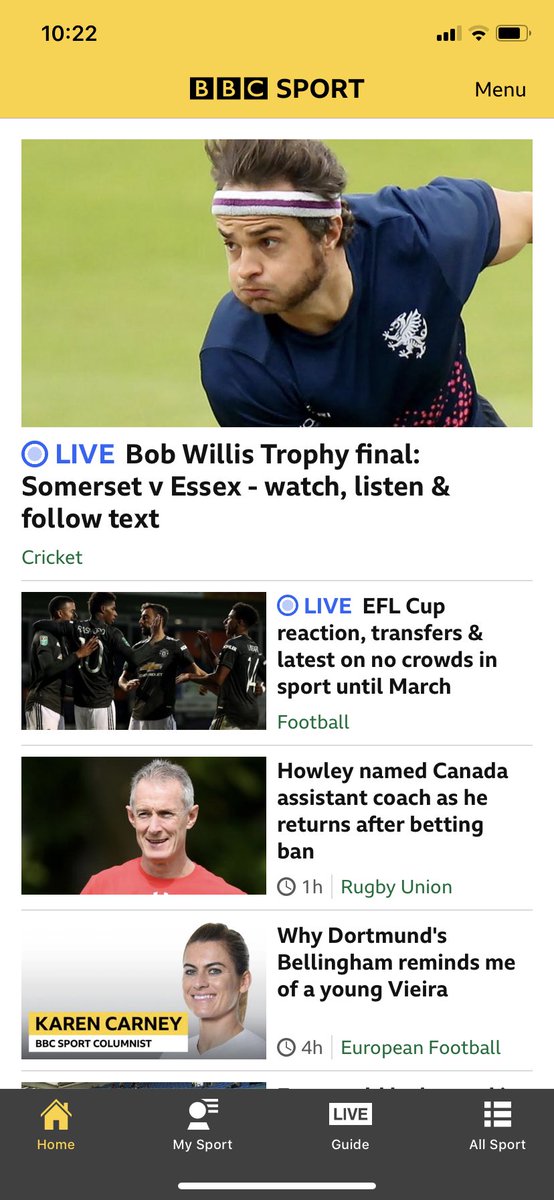 Like to see this face when I log into bbc sport <a href="/BrooksyFerret/">Jack Brooks</a> #headbandhero #lid #cricket