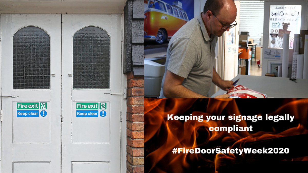 exetersignmaker's tweet image. Are you fully aware of the signs you need to be legally compliant?  This publication from the Health &amp;amp; Safety Executive is a useful guide.
hse.gov.uk/pubns/books/l6…

If you need any signage for you premises just get in touch

#FireDoorSafetyWeek2020  #HealthAndSafetySigns #Devon