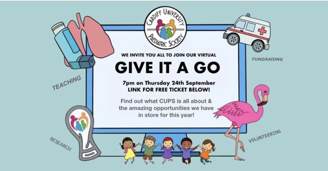 Join <a href="/jordan_evans98/">Jordan Evans</a> and <a href="/alexrichards97/">Alex Richards</a> tomorrow evening as they introduce WORLD CUPS to <a href="/CUPaediatrics/">Cardiff University Paediatric Society</a> and <a href="/cardiffstudents/">Cardiff Students' Union</a> !! You will even find out more about one of our exciting projects in progress... 🤩🤩
#MedTwitter #MedEd #Research #paediatrics #paedsrocks