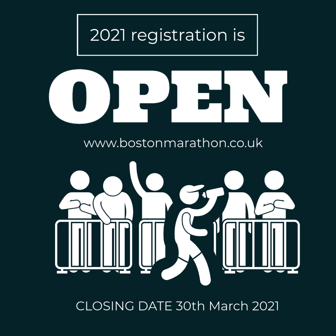 Registration for April 2021 now open on our website ow.ly/xOUs50ByLrc 
Heads UP! Full Marathon 80% FULL