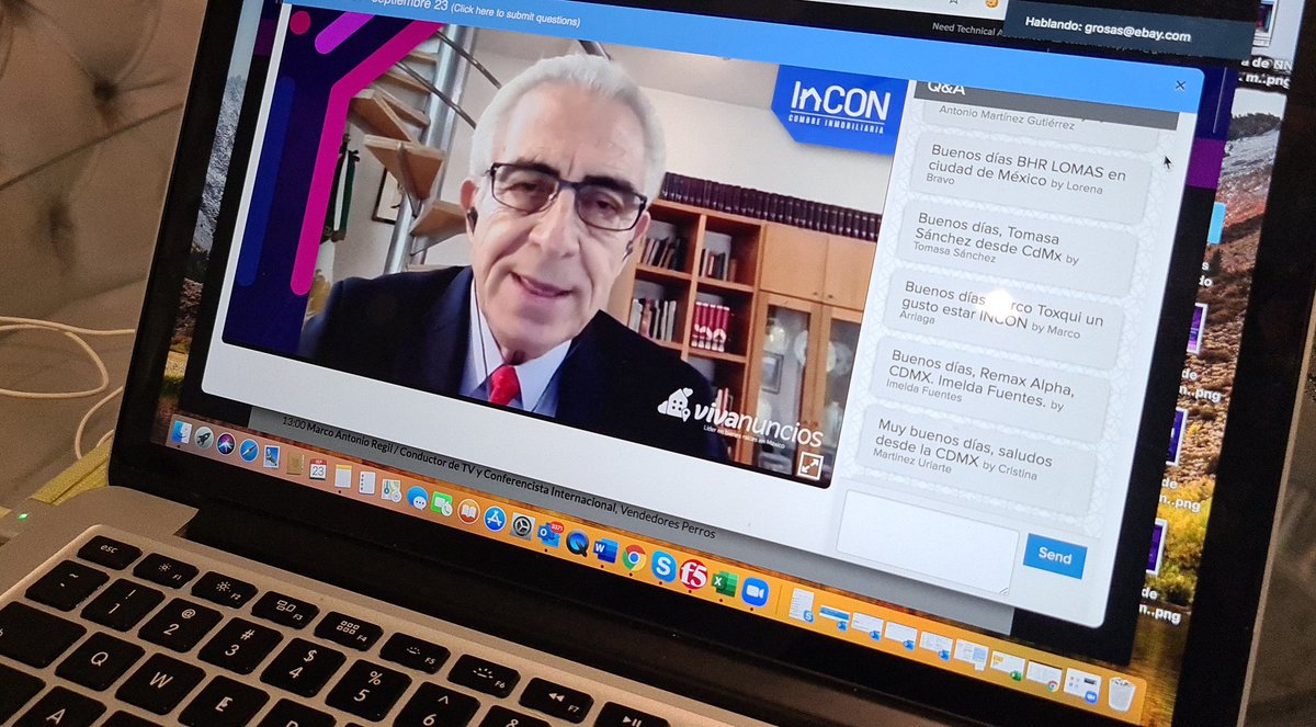 El expresidente de México, Ernesto Zedillo en la segunda ponencia de #InCON2020 <a href="/Vivanuncios/">Vivanuncios México</a> #prday