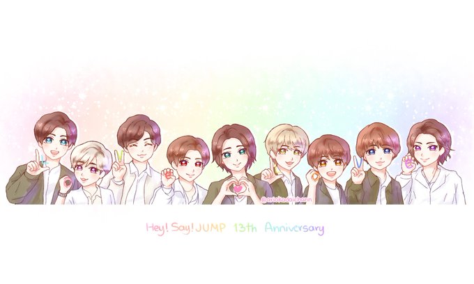 Heysayjump結成13周年のtwitterイラスト検索結果