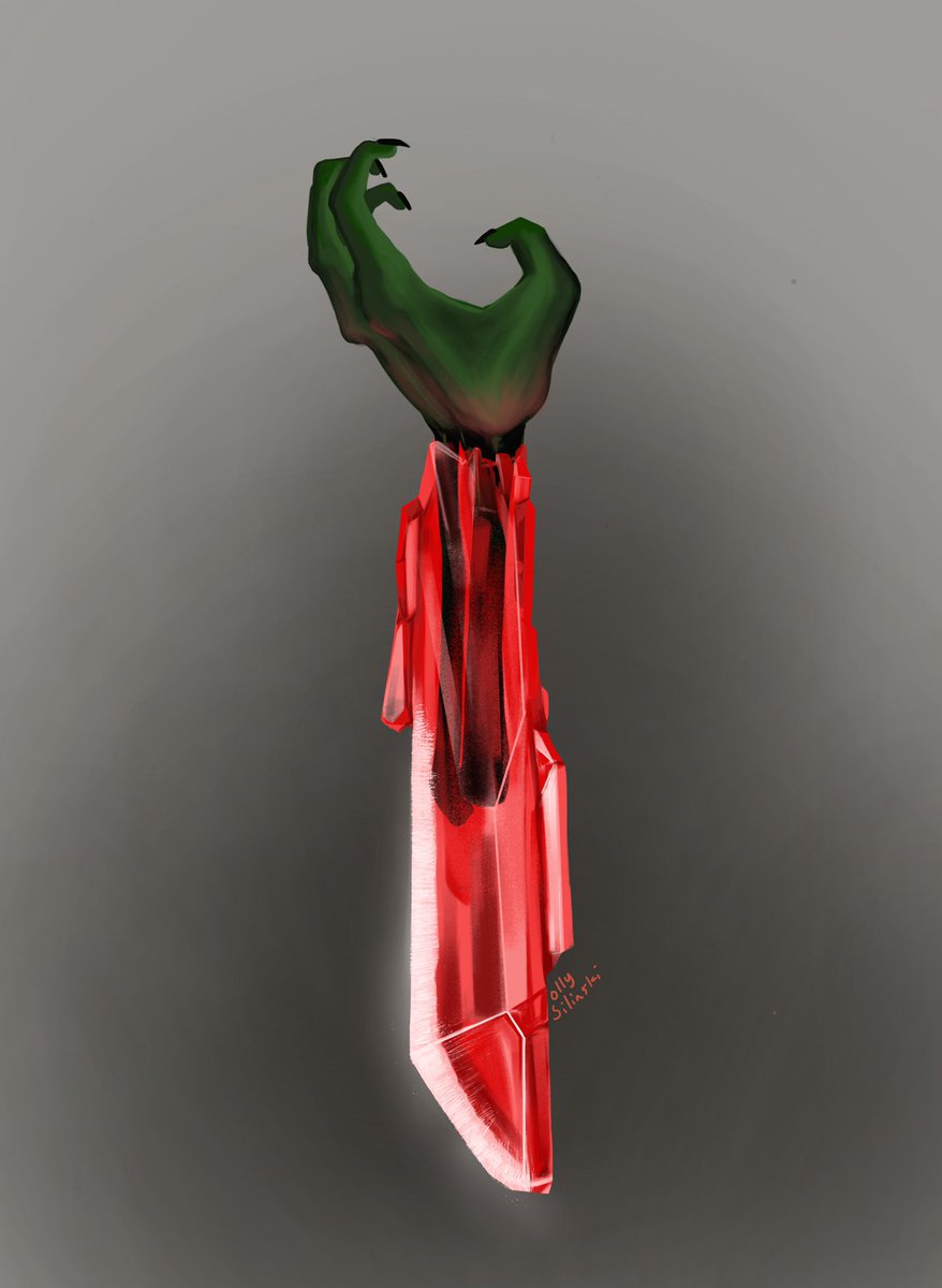 totallysnail's tweet photo. Swordtember cursed relic!! Put a lil red lyrium templar flavor on this one!
#swordtember #swordtember2020 #dndart #transcrafted #visiblewomen #visiblenonbinary #sword #weapondesignchallenge https://t.co/TeHDhV3m7j