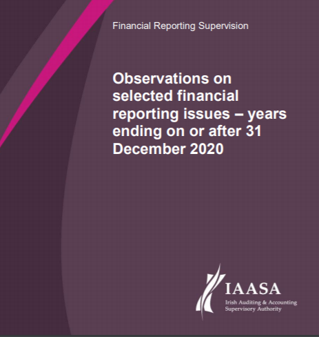 NiallFitzGov's tweet photo. #IAASA 2020 observations based on 2019 year-end & 2020 half-year reports. This is useful, if not essential, reading if you are on an #AuditCommittee or #FinanceCommittee or preparing financial statements https://t.co/WfSXFbwccj
@CharteredAccIrl https://t.co/eNJDI4alIv
