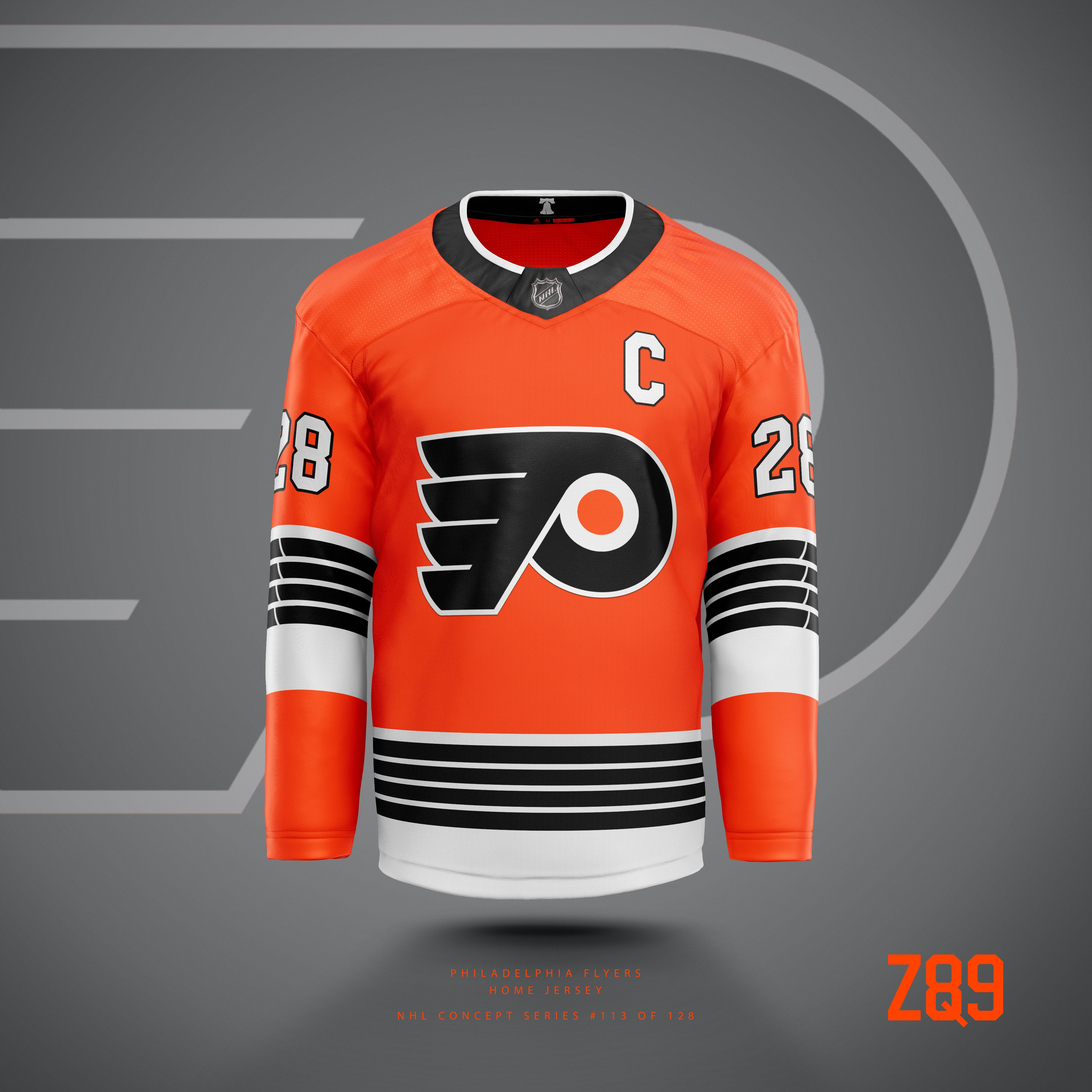 saltshaker91 posted to Instagram: Philadelphia Flyers hockey jersey concept  design made by @cd24_design…