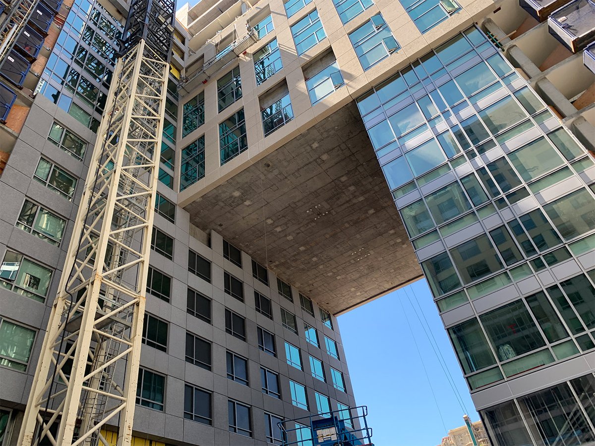 arquitectonica's tweet image. PROJECT UPDATE: construction advances on the fourth and final phase of #Trinity in #SanFrancisco. The building’s monumental opening to the public plaza and the corner of 8th and Market Street are now fully formed.

#design #architecture #trinityplace #underconstruction
