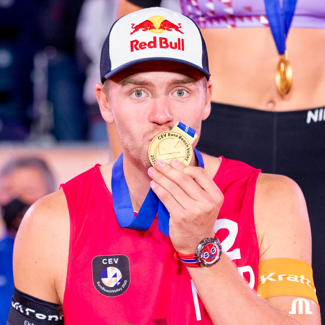 Maurice_Lacroix's tweet photo. Flashback to Sunday: We're extremely proud of @christiansorum & @andybmol, European champions for the third time!
What a pleasure to watch the @beachvolleyvikings play!
#MLFriend #YourTimeIsNow
Learn more: https://t.co/iDjzPQZJJm https://t.co/sVpxeJBiKN