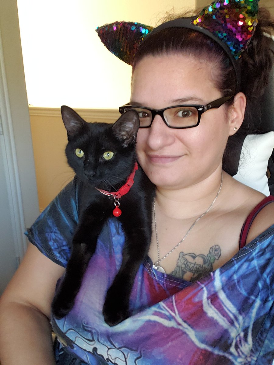 BriRandall's tweet photo. My little buddy keeping me company at work. She's a Mama's girl, for sure. #TheAdventuresOfRubyTuesday https://t.co/YudfKJWT3z