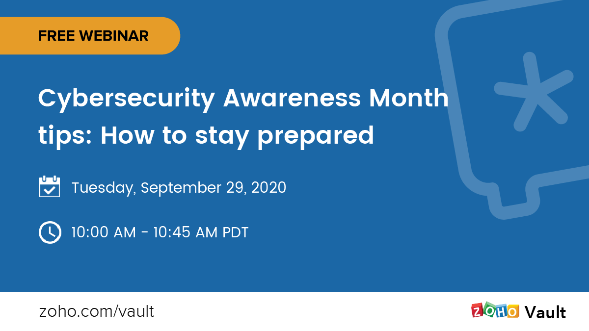 Zoho Vault tweet media