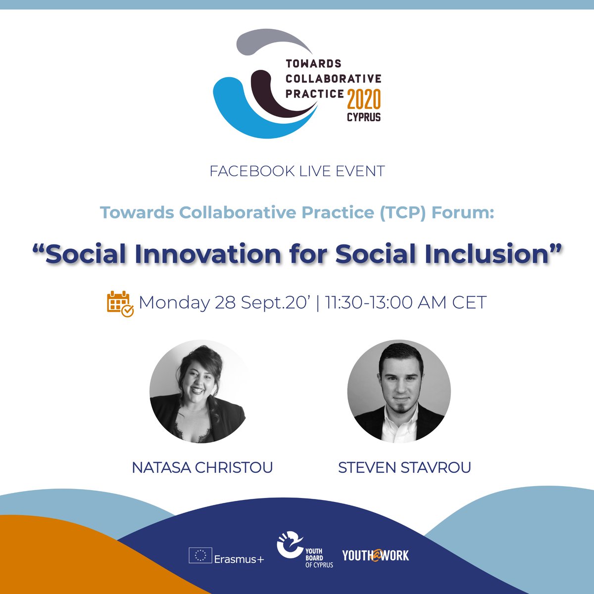 euyouthatwork's tweet photo. 📣Even though the #TCPCyprus Forum 2020 is an event for selected participants only, this year we decided to go #LIVE during one of the most important parts of the forum and give the opportunity to people around the world to “attend”.
More info https://t.co/uhUGub2VvK https://t.co/rBIhaQkDxI