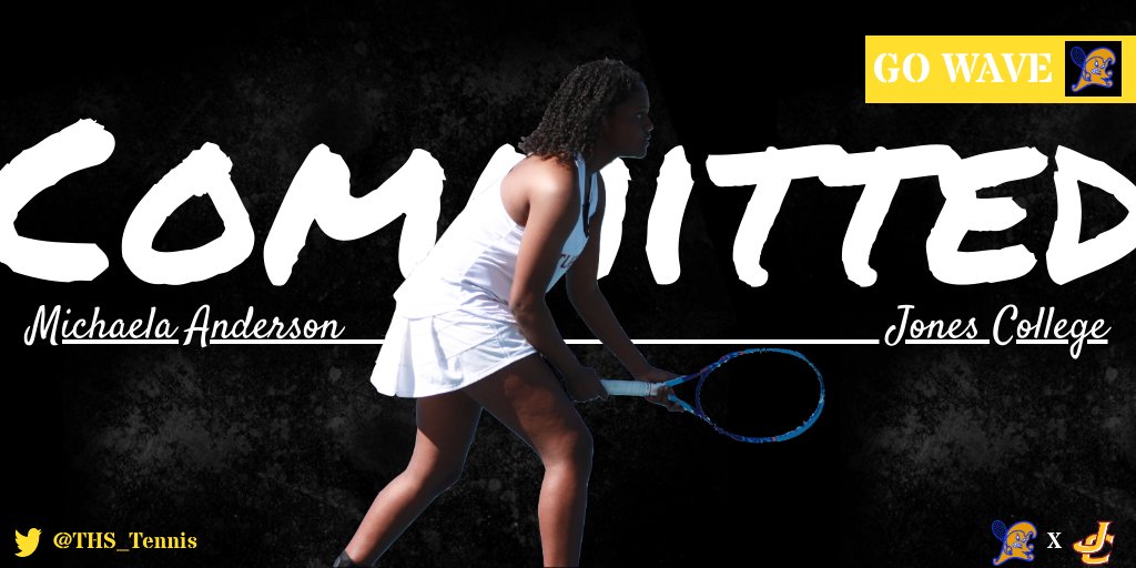 Congratulations to Michaela Anderson on her commitment to continue her playing career next year at Jones College. We are very excited for her to have a huge senior year and the bright future she has ahead of her. #GoWave