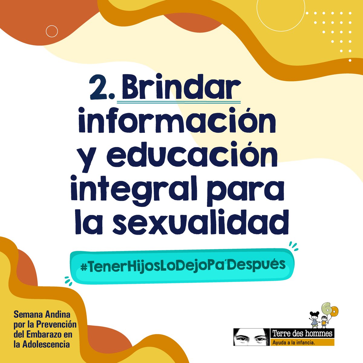 🔴El #EmbarazoAdolescente afecta la salud y el bienestar de esta población.
Con la estrategia #TenerHijosLoDejoPaDespués promovemos información en derechos sexuales - reproductivos, salud sexual y reproductiva para adolescentes y jóvenes.
¡Conoce 5 claves para prevenirlo! 👇🏾