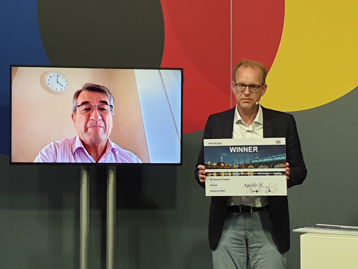 dbmindbox's tweet photo. Und die Gewinner des DB Regio Selection Day sind *Trommelwirbel* @forwardgamear #Bytebuzzer &amp; @_Nexterite. Herzlichen Glückwunsch an die ausgewählten Teams 🎉 Vielen Dank an alle anderen Startups, die Jury sowie alle Beteiligten. Great job 😎 https://t.co/bZoh0C2PAS