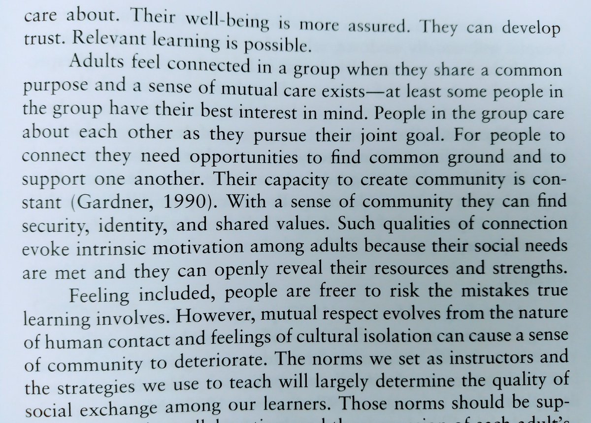 LancerLearning's tweet image. A thought from Raymond Wlodkowski on adult learning: